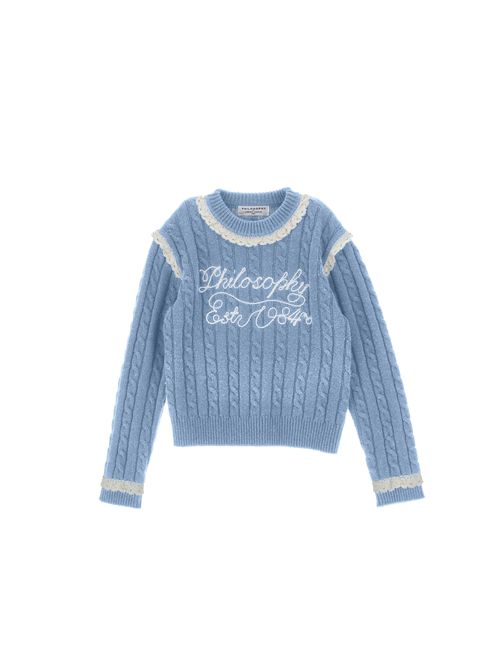 Maglia, bambina, logata. PHILOSOPHY | I9H612 87160052